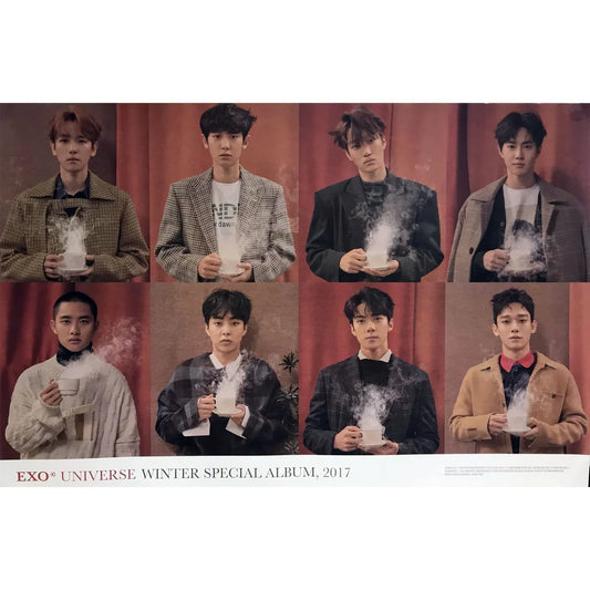 EXO 2017 Winter Special Album: Universe | Folded Poster