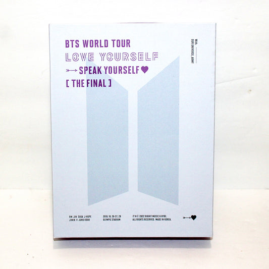 BTS World Tour - Love Yourself : Speak Yourself [THE FINAL] DVD