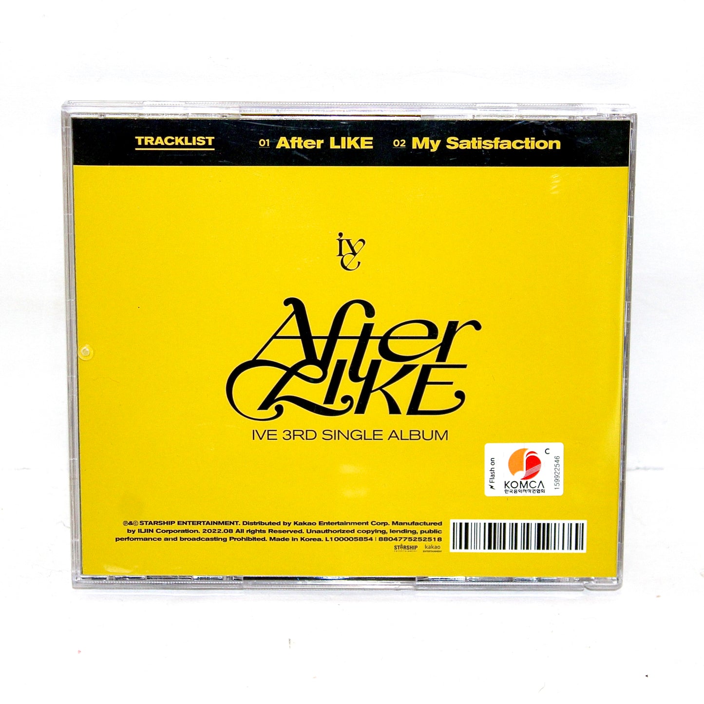IVE 3rd Single Album: After Like | Jewel Case Ver.