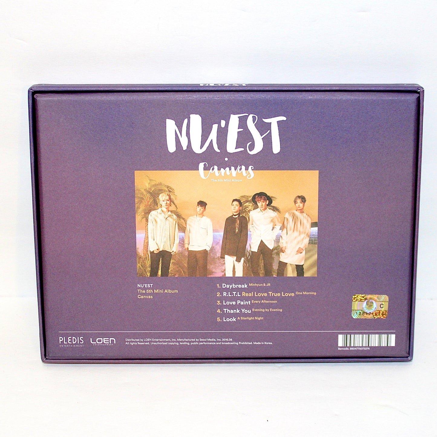 NU'EST 5th Mini Album: Canvas