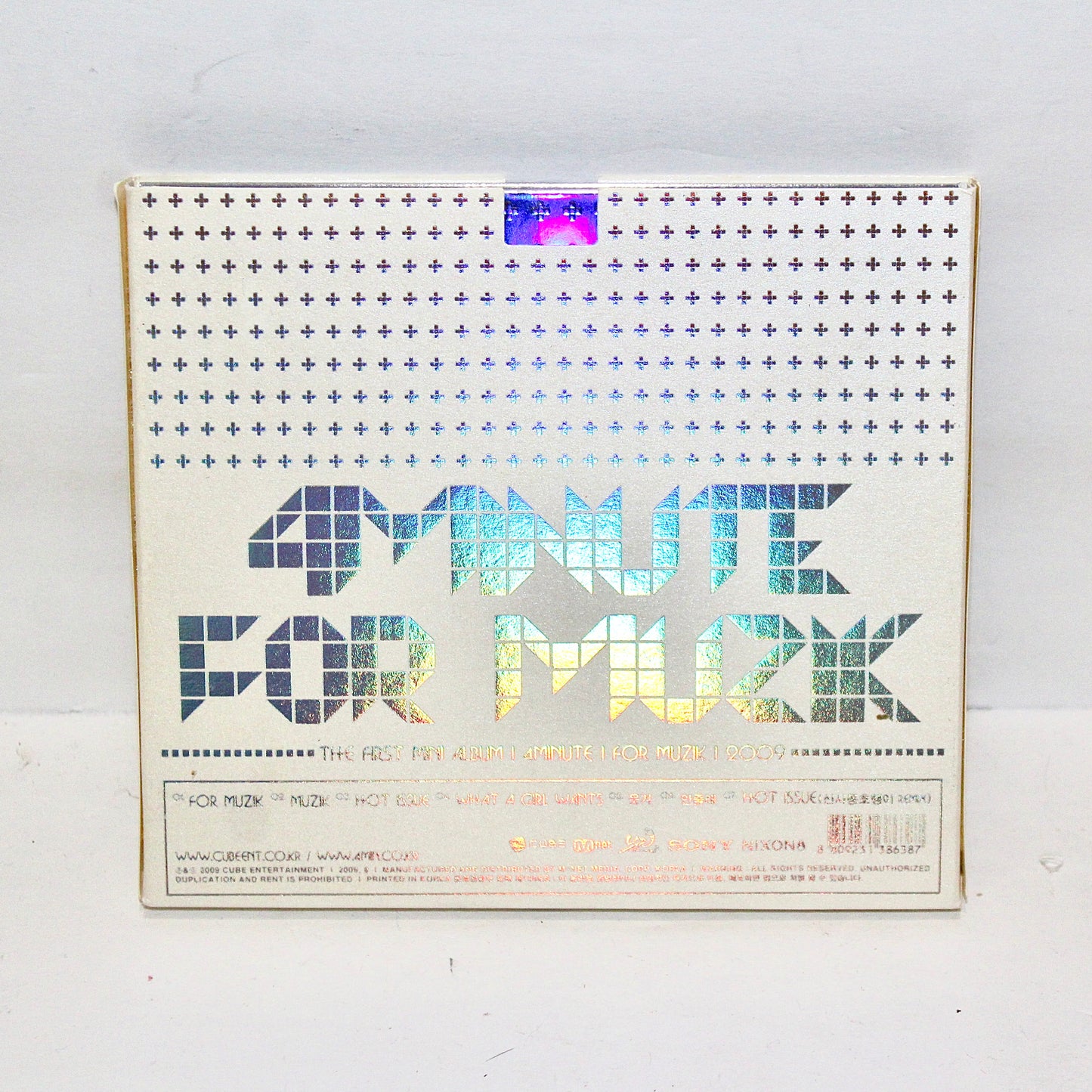 4MINUTE 1st Mini Album: For Muzik