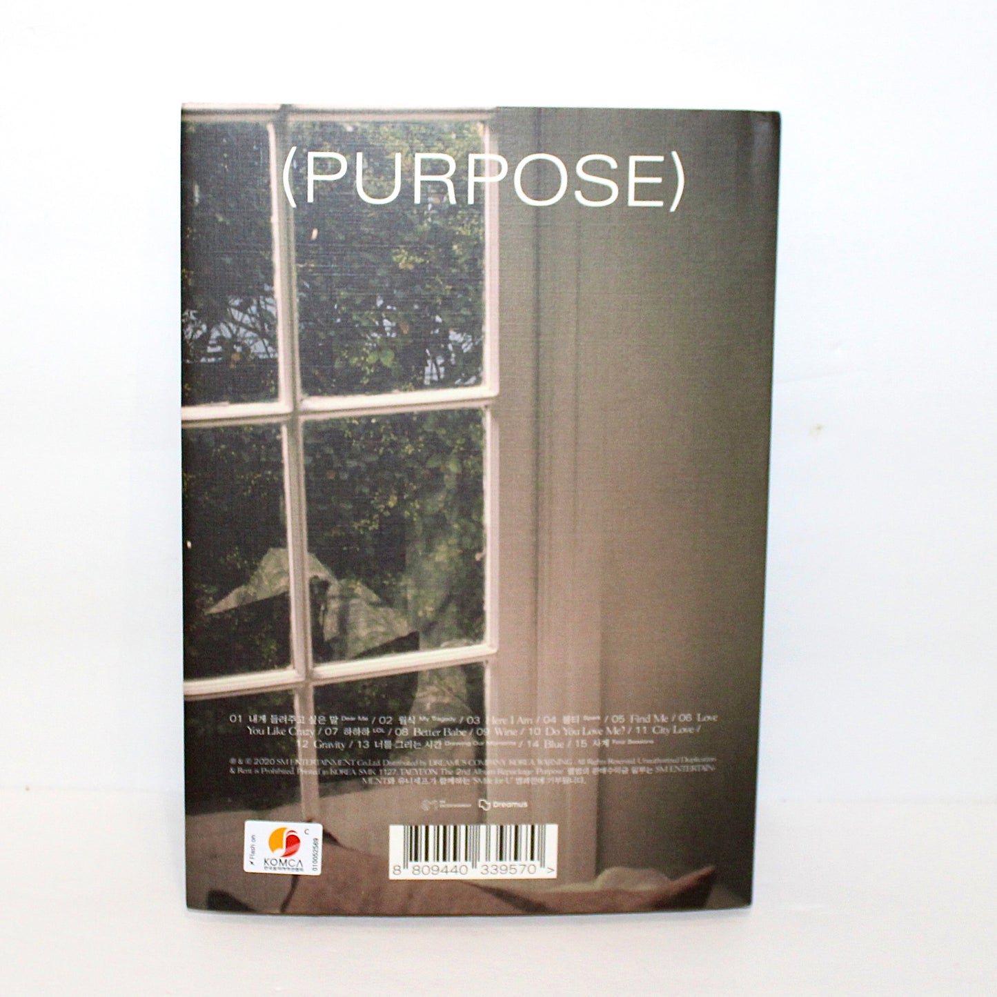 TAEYEON 2nd Album Repackage: ( PURPOSE ) | Beige Ver.