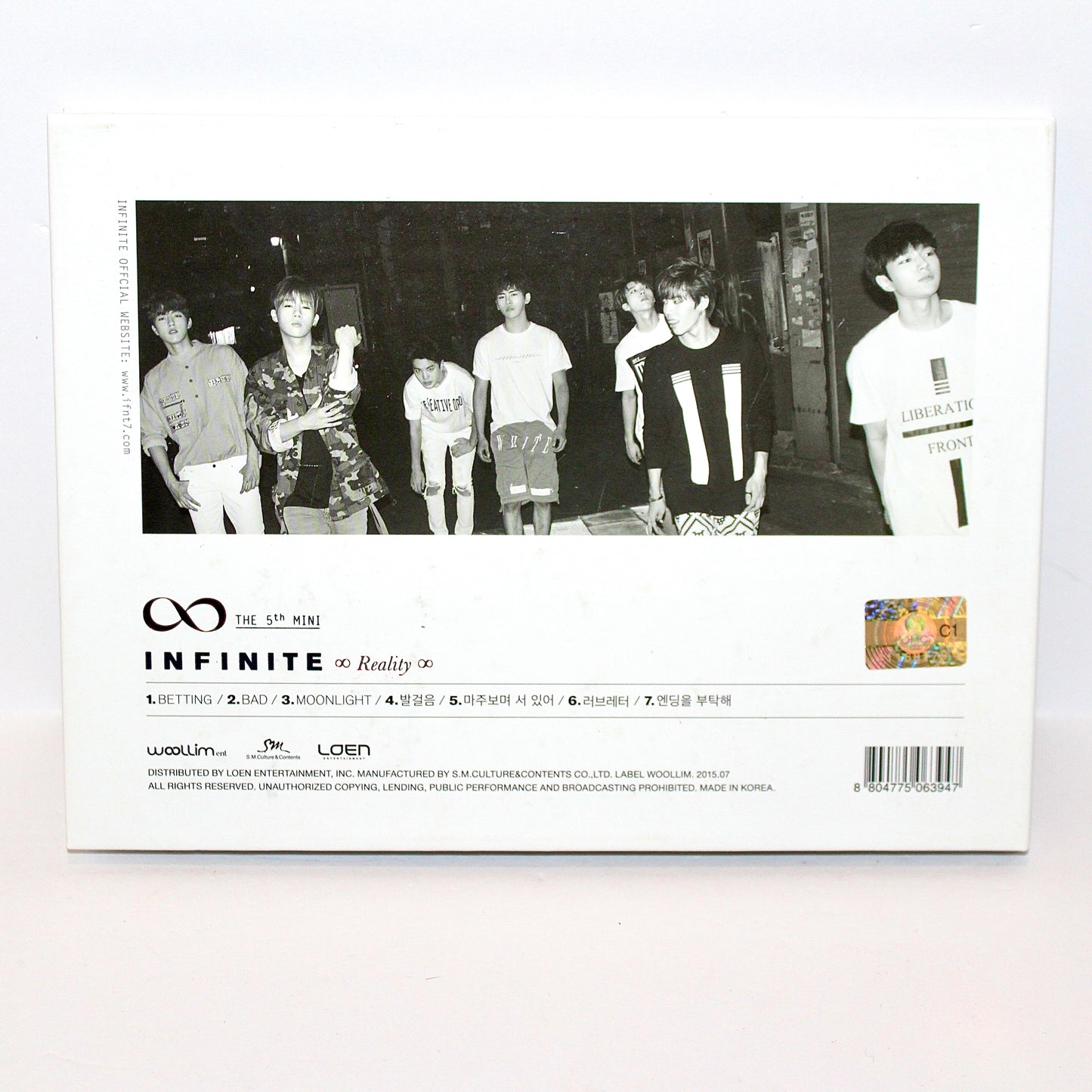 INFINITE 5th Mini Album: Reality