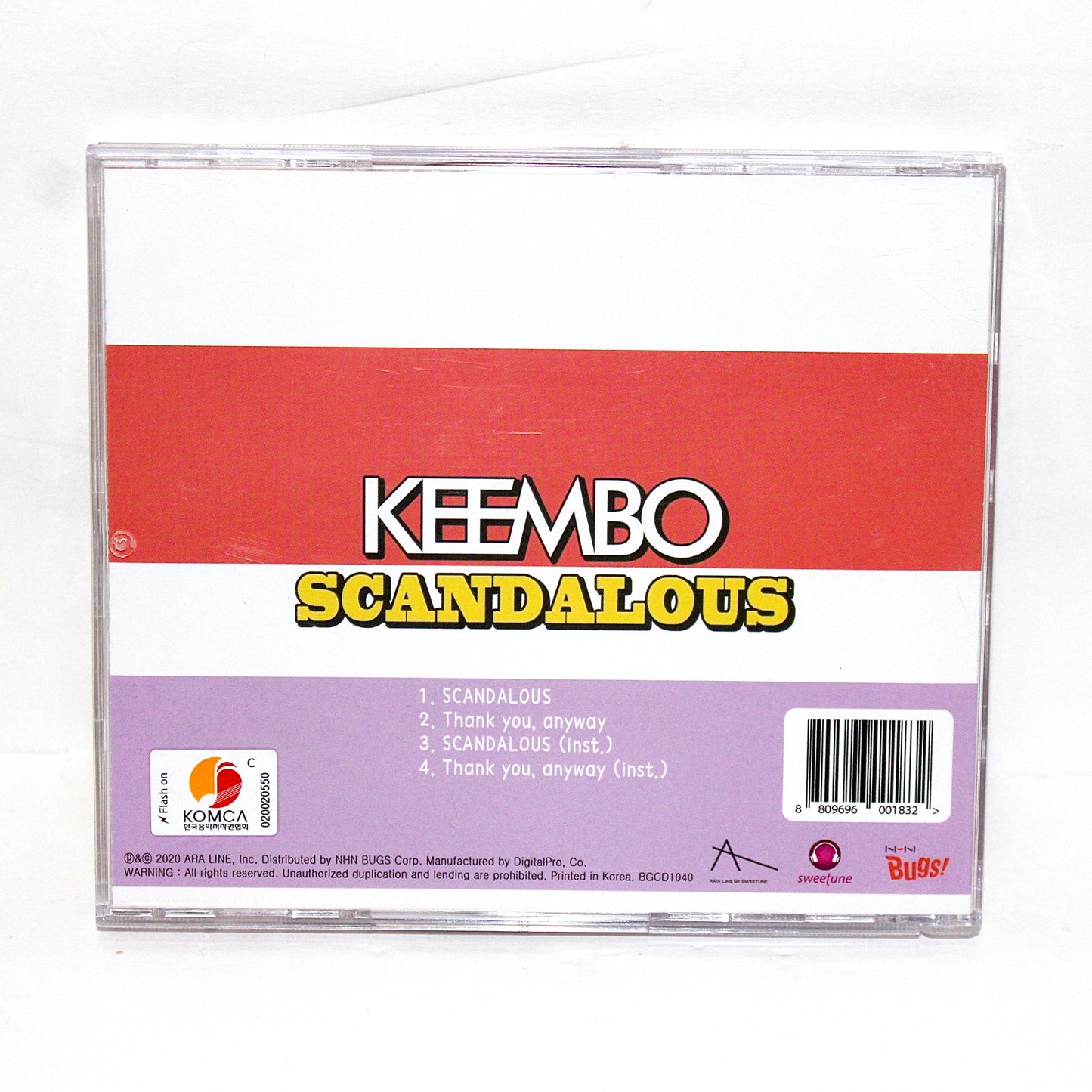 KEEMBO 1st Single Album: Scandalous