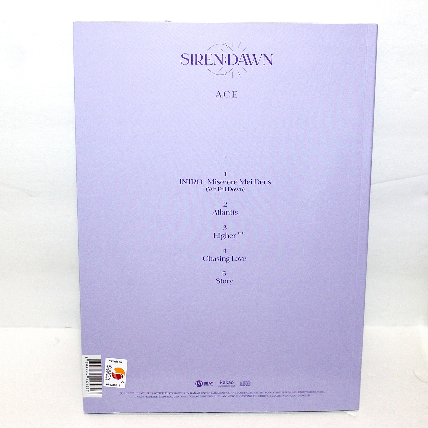 A.C.E 5th Mini Album - SIREN: DAWN | Eclipse Ver.