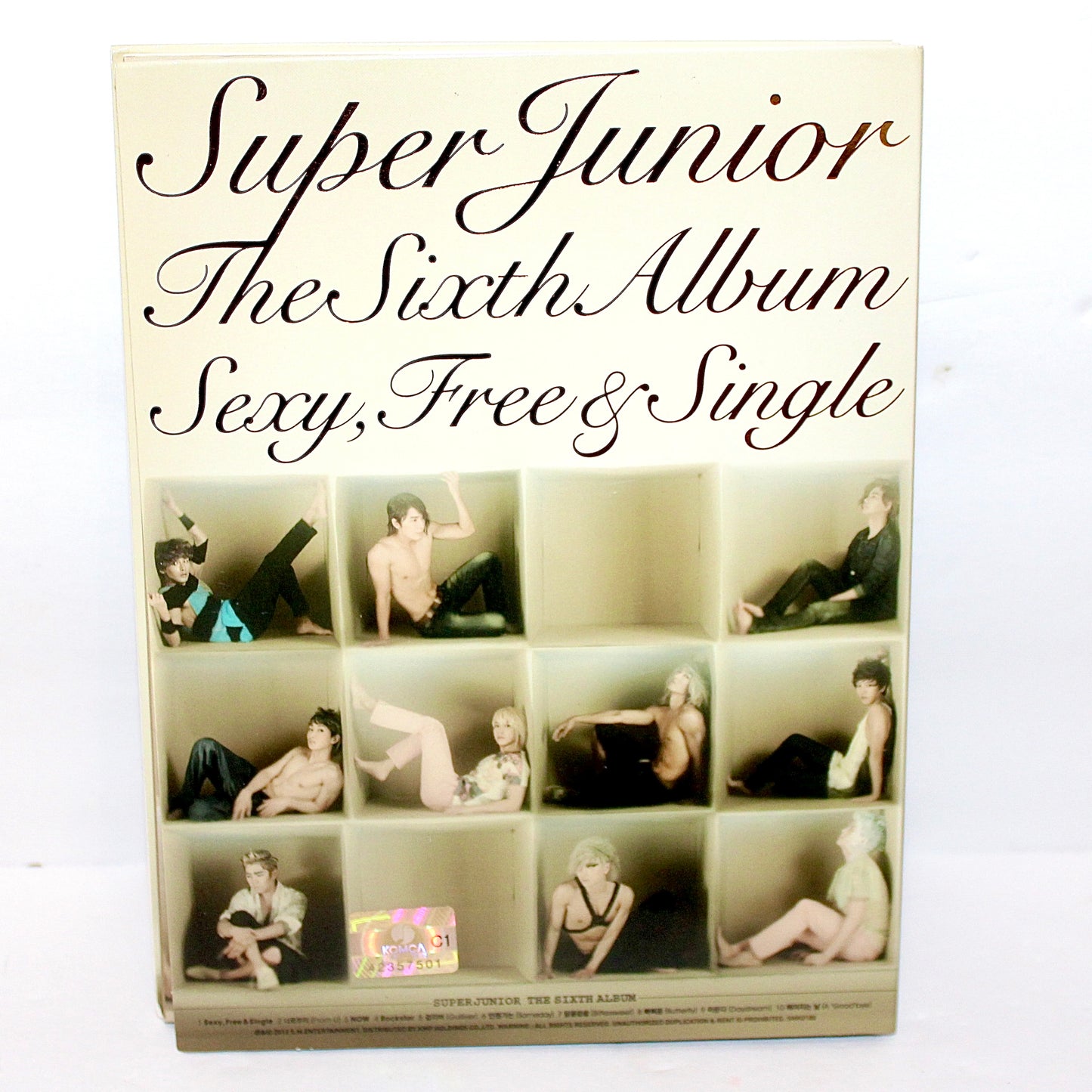 SUPER JUNIIOR 6th Album: Sexy, Free & Single | Version B