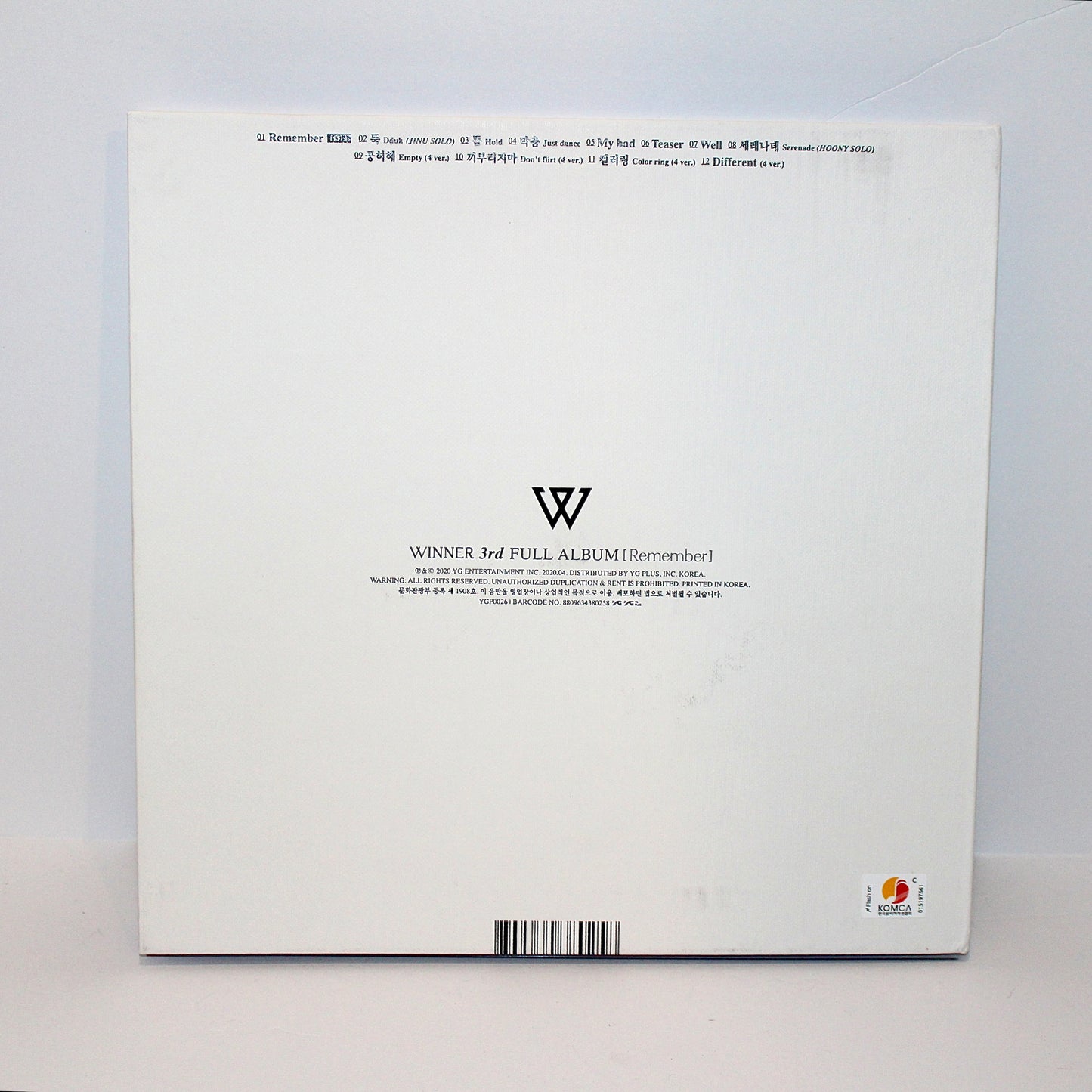 WINNER 3rd Album: Remember | You Ver.