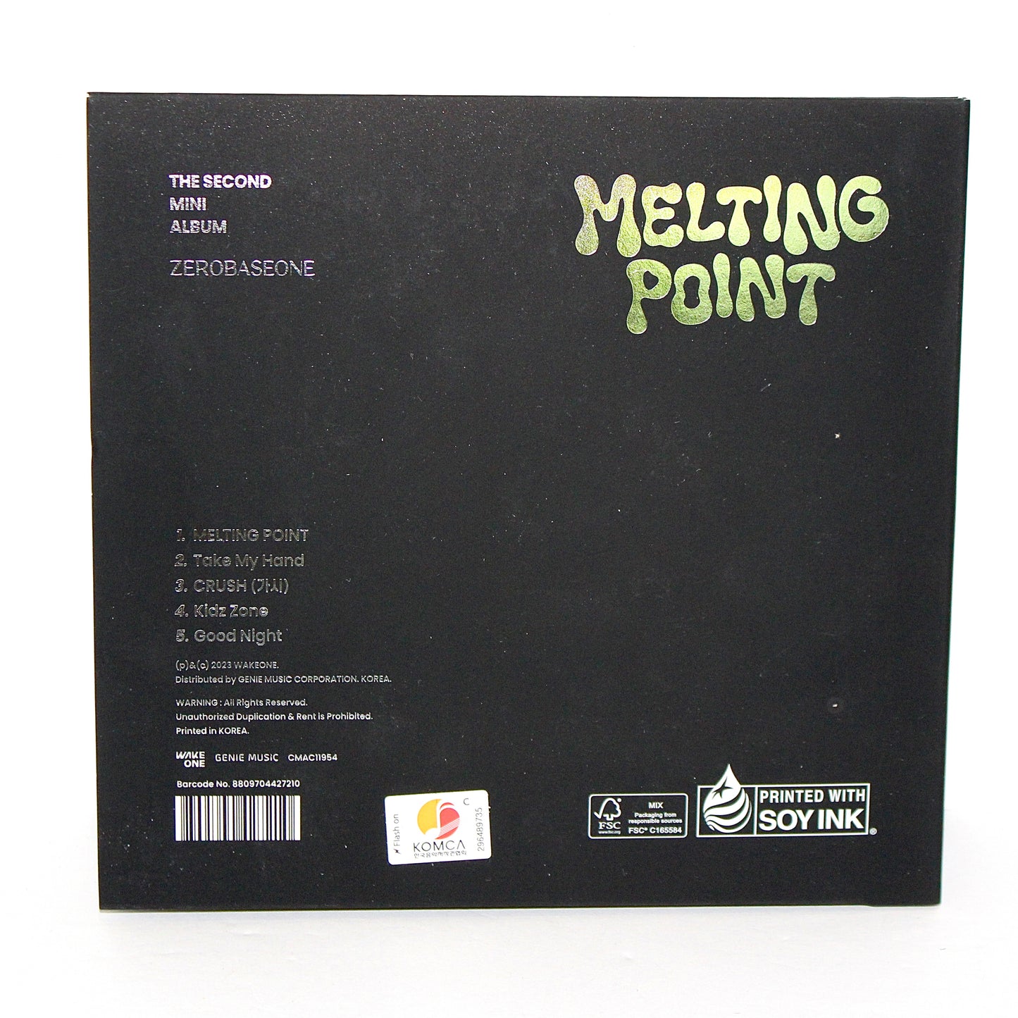 ZEROBASEONE 2nd Mini Album: Melting Point | Digipack Ver.