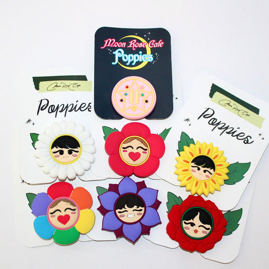 MoonRoseCafe Pop-Sockets & Keychain