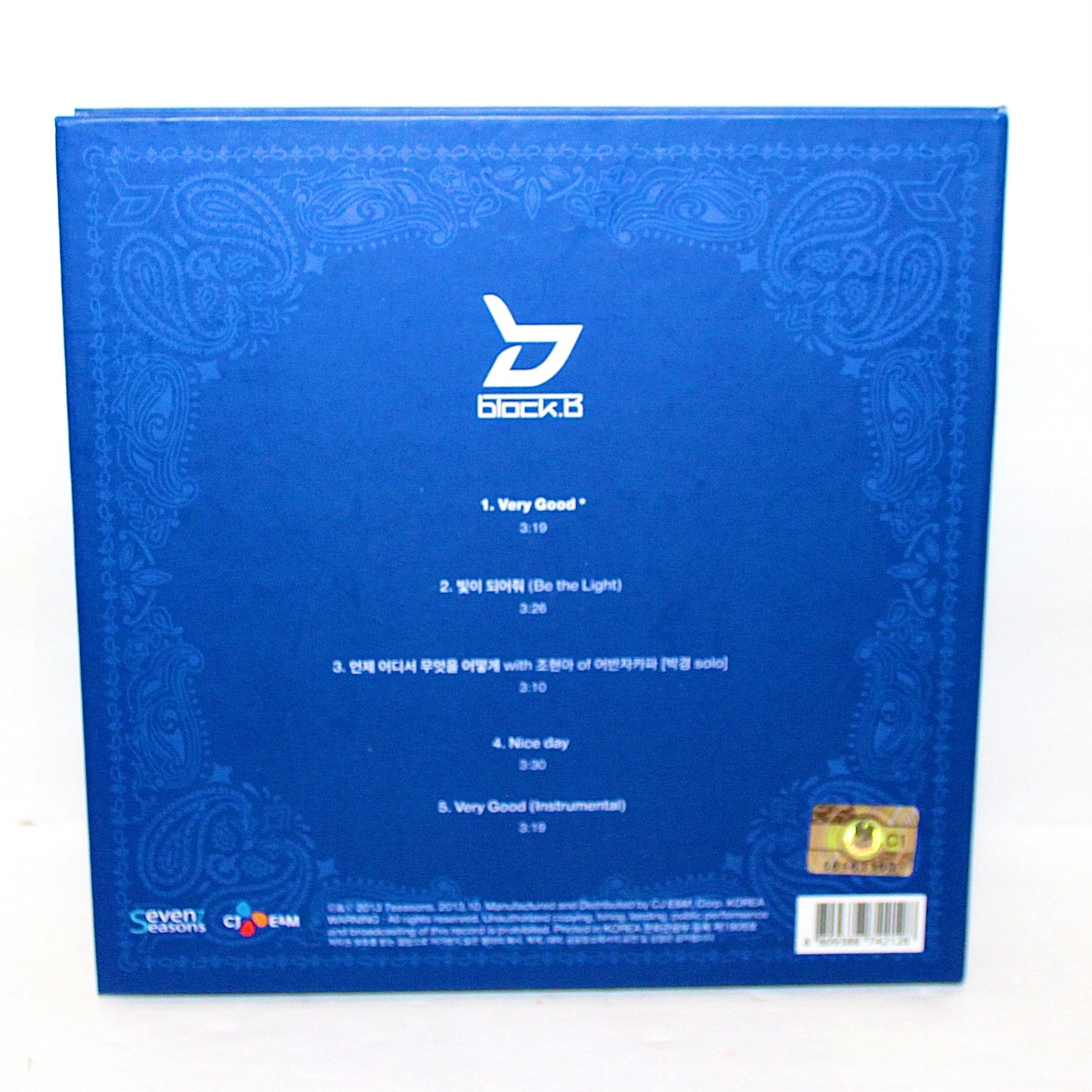 BLOCK B 3rd Mini Album: Very Good