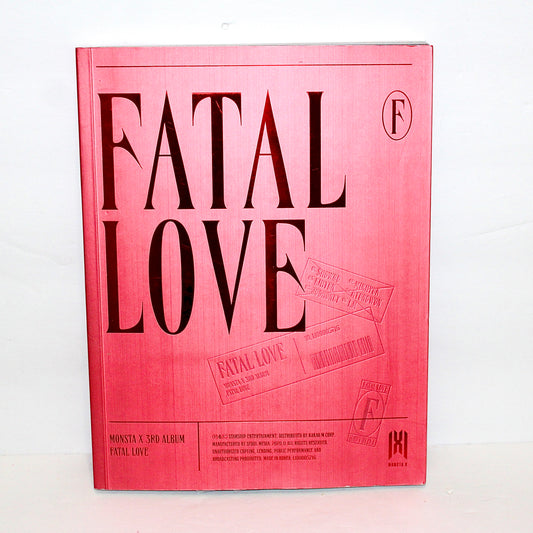 MONSTA X 3rd Album: Fatal Love | Ver. 2