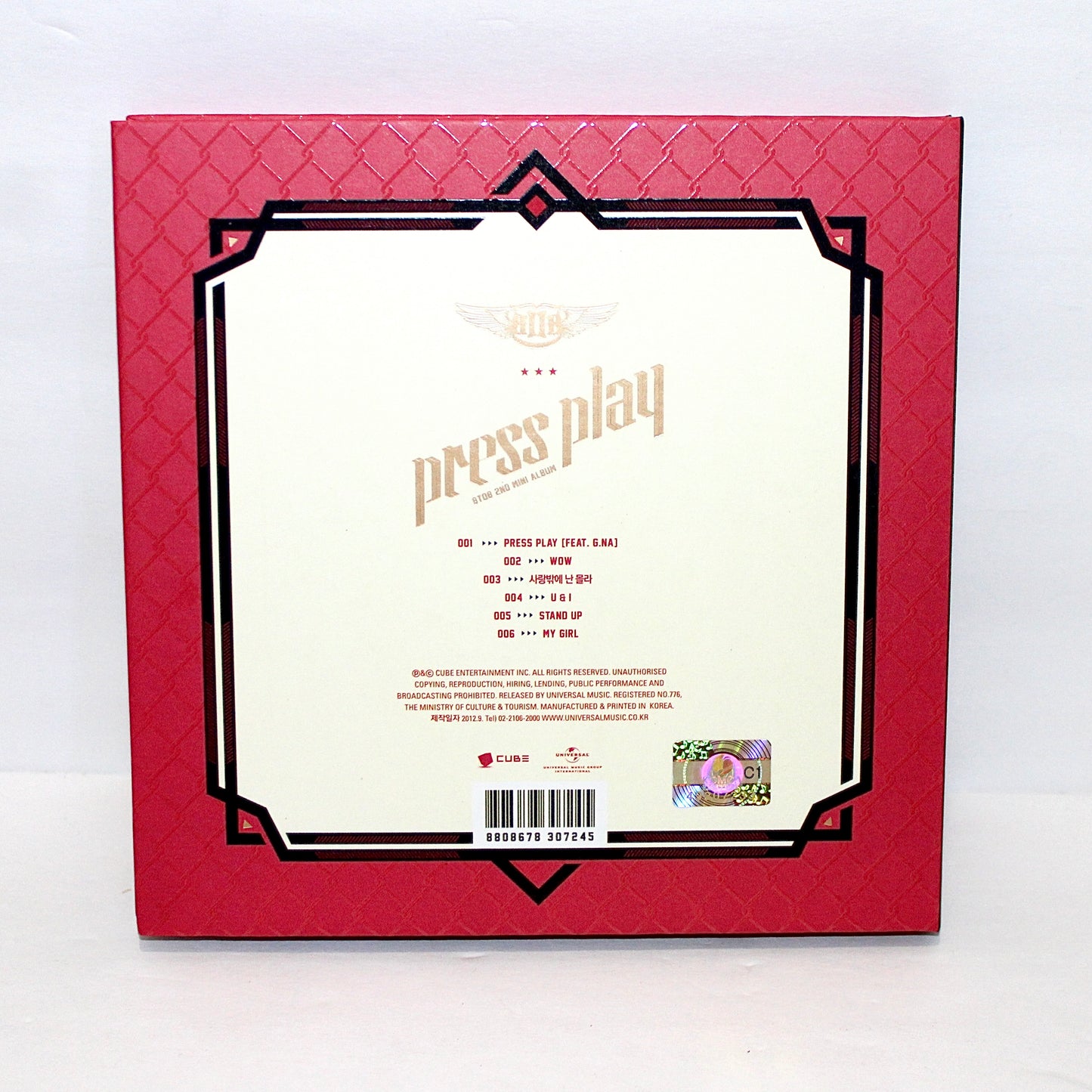 BTOB 2nd Mini Album: Press Play