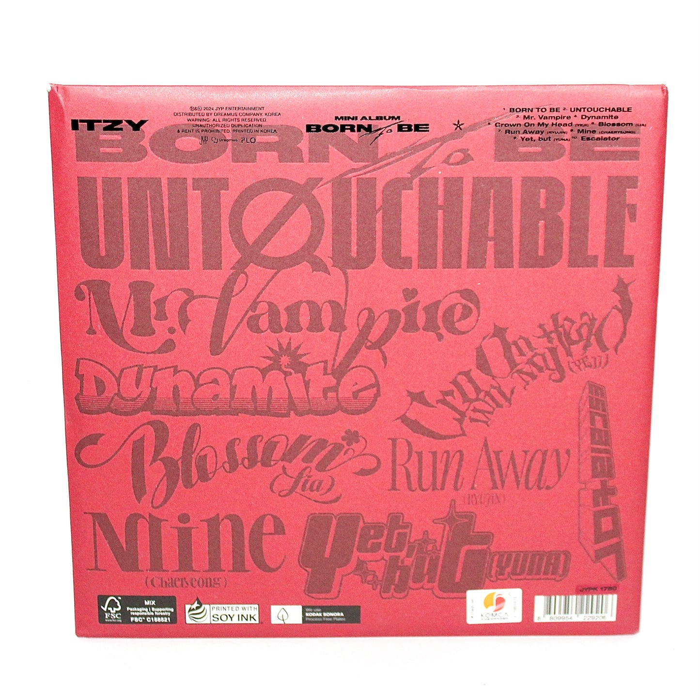 ITZY 2nd Album: BORN TO BE [Special Edition] | Untouchable Ver.