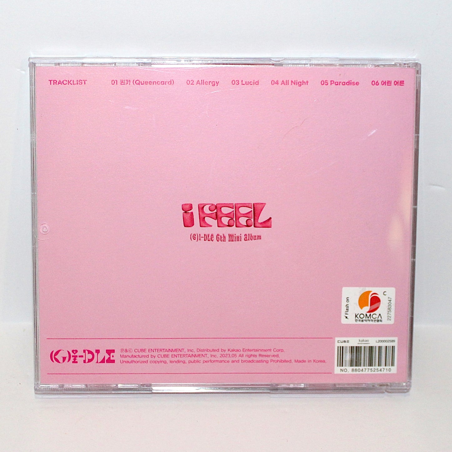 (G)I-DLE 6th Mini Album: I Feel | Jewel Case Ver.