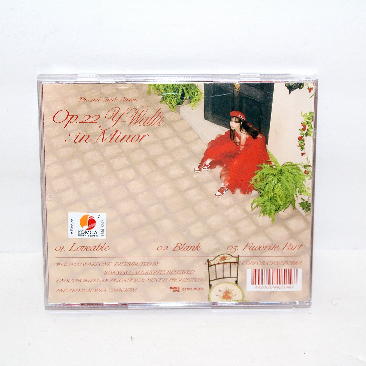 JO YURI 2nd Single Album - OP.22 Y-Waltz: in Minor | Jewel Case Ver.