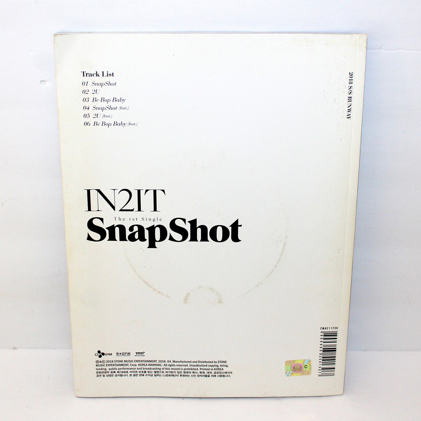 IN2IT 1st Single Album: Snapshot | Runway Ver.