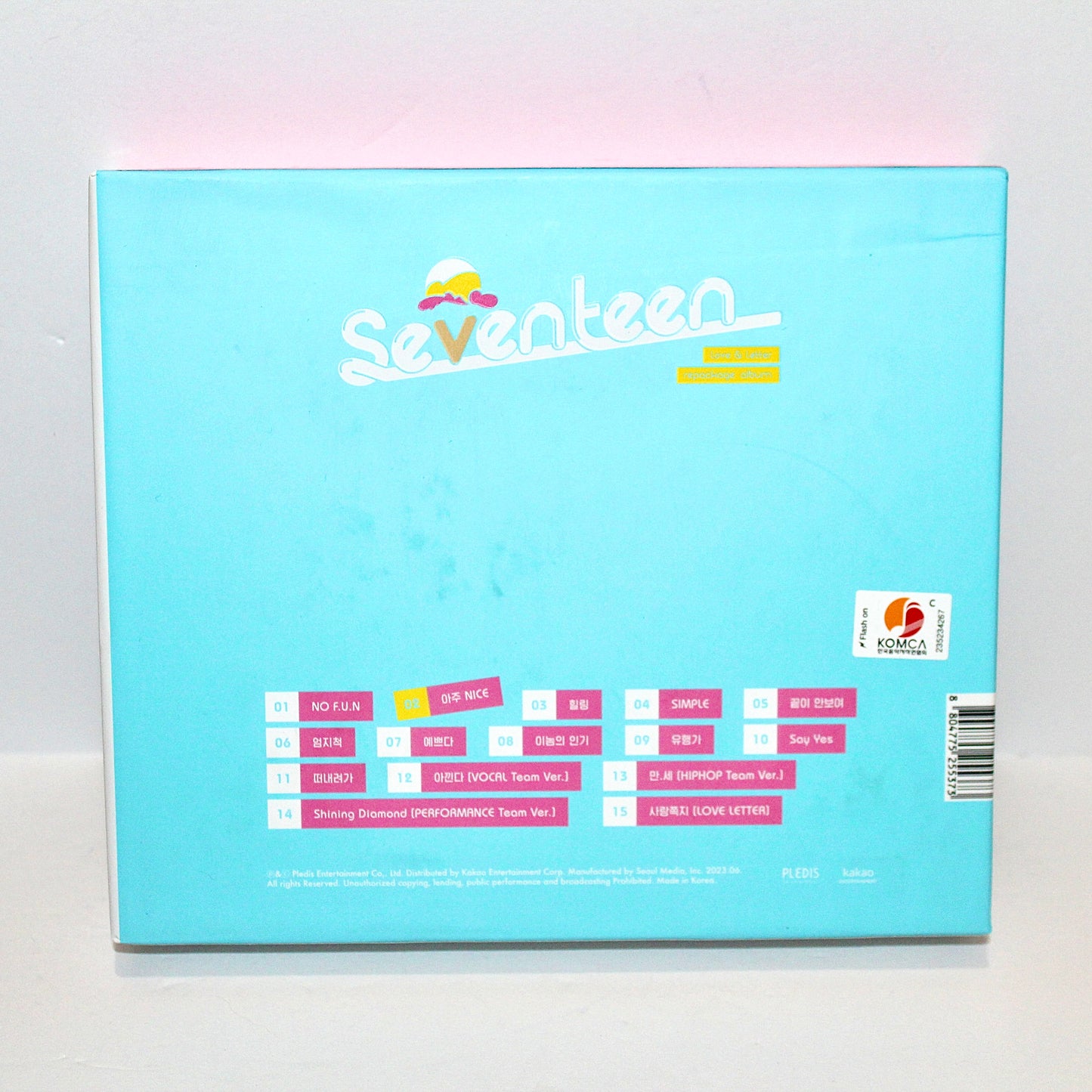 SEVENTEEN 1st Album Repackage: Love & Letter