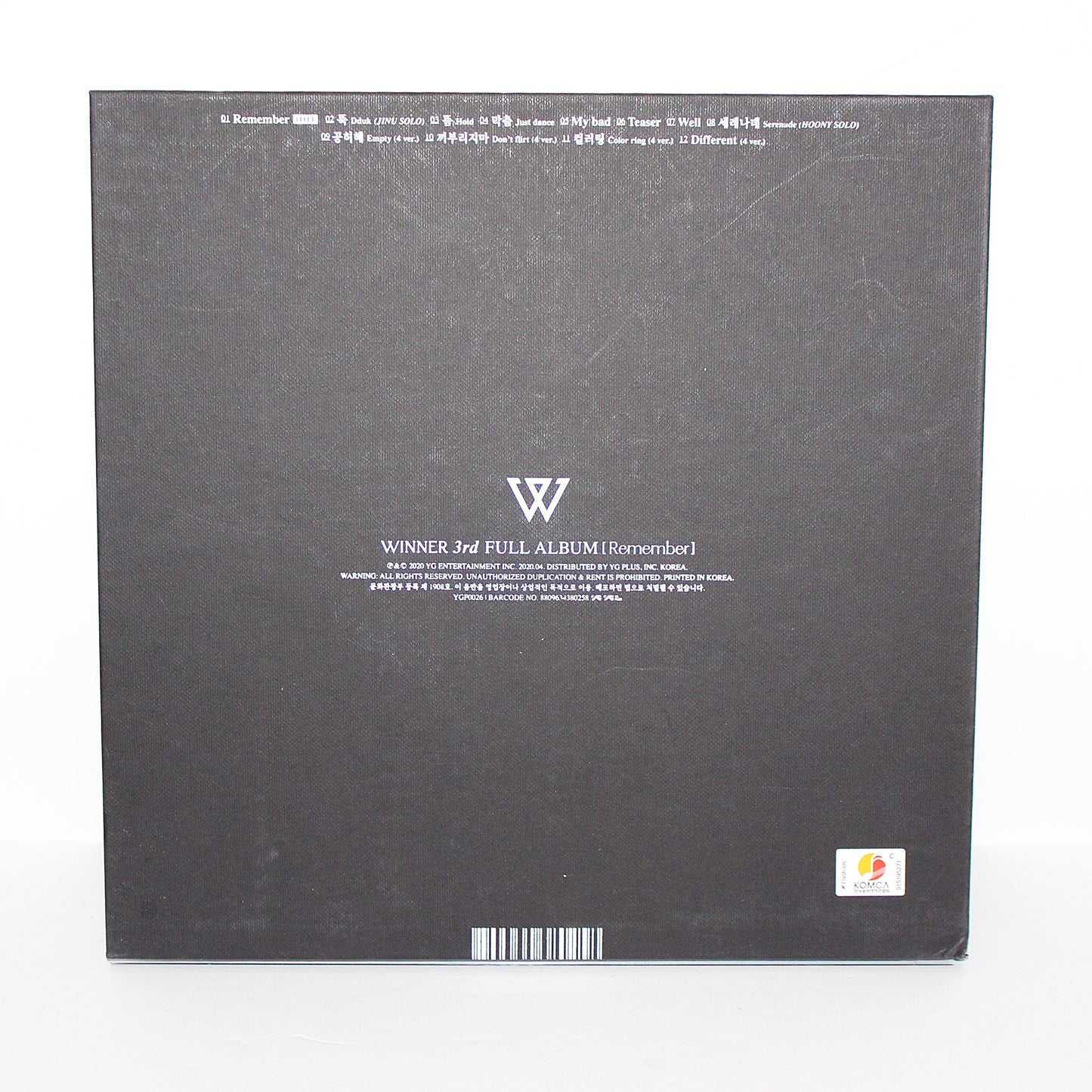 WINNER 3rd Album: Remember | US Ver.