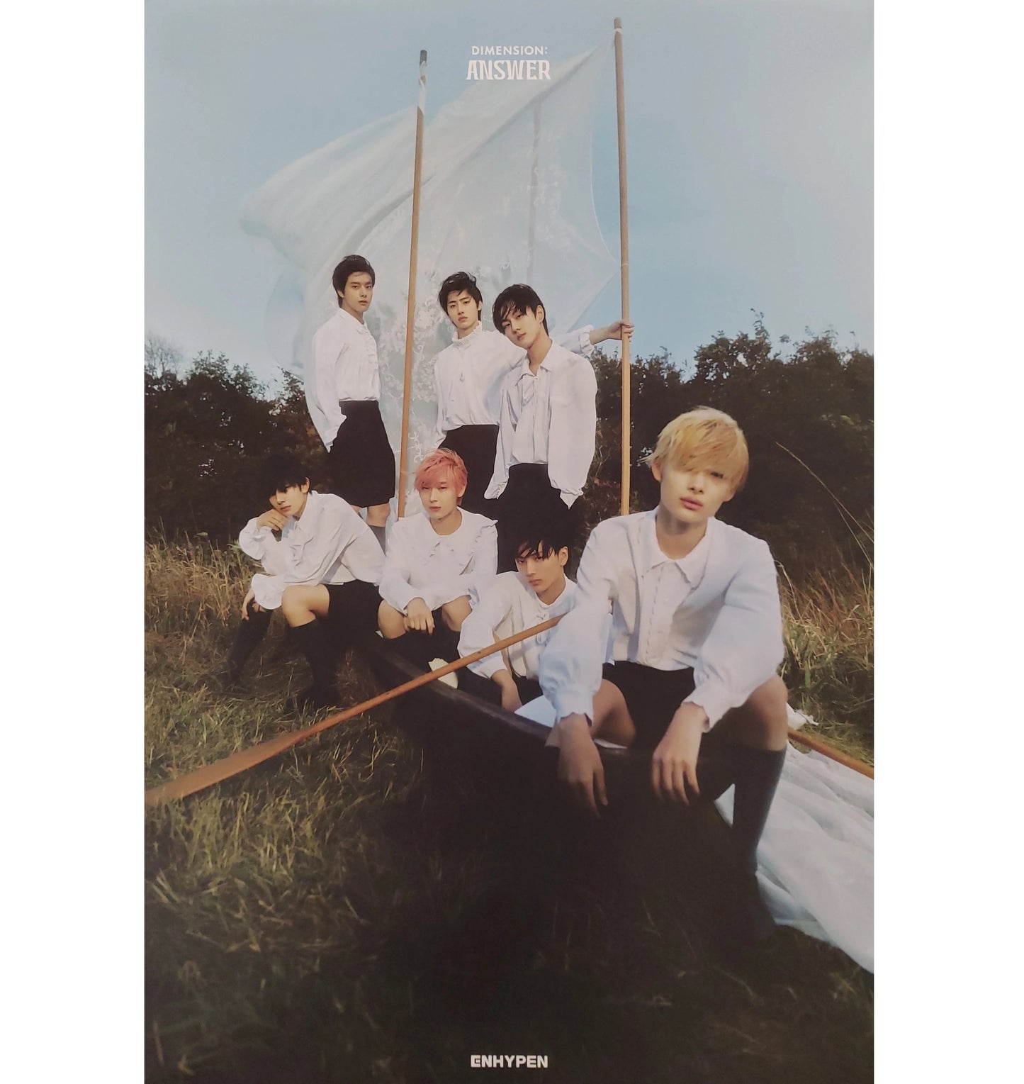 ENHYPEN 1st Album Repackage - Dimension: Answer | Folded Poster