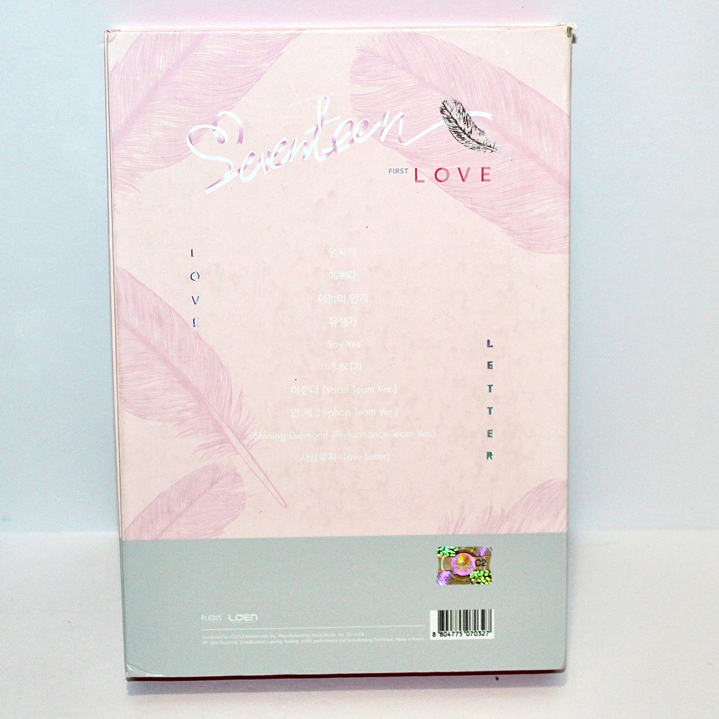 SEVENTEEN 1st Album: First 'Love & Letter' | Love Ver.