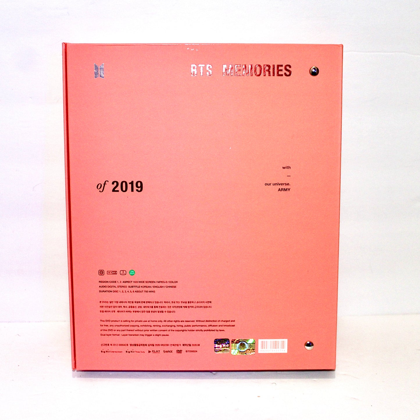 BTS Memories of 2019 | DVD