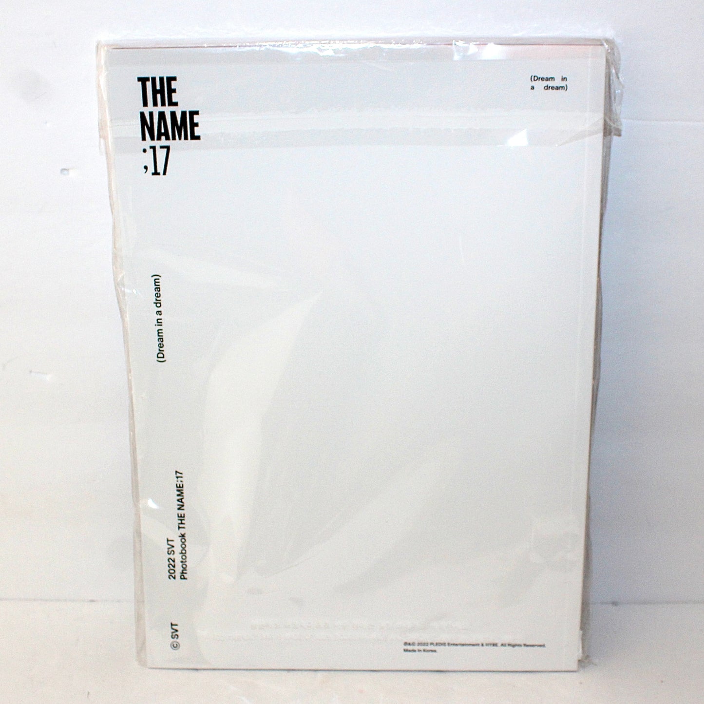 SEVENTEEN 2022 Photobook THE NAME; 17 (Dream in a dream)