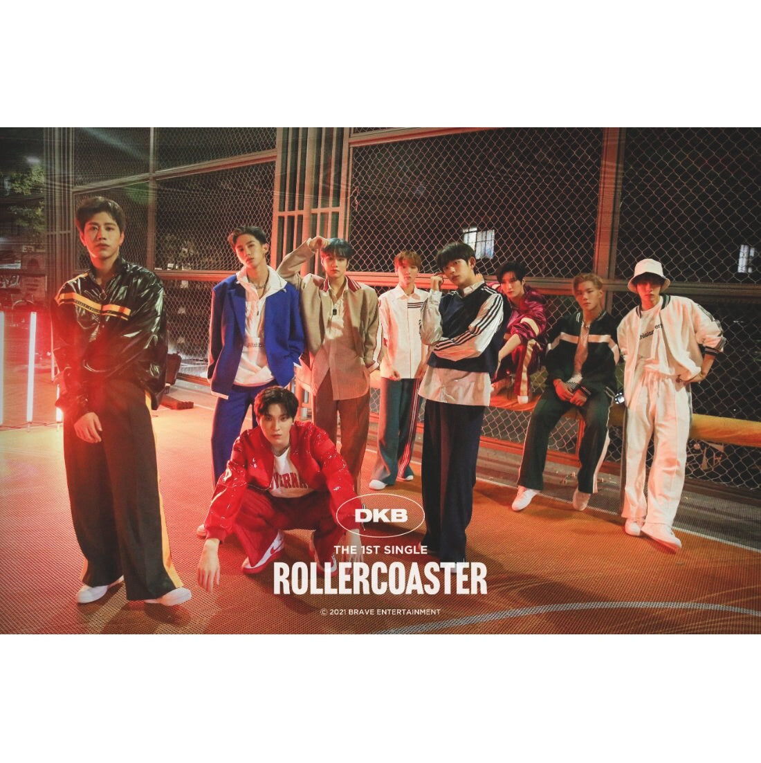 DKB 1st Single Album: Rollercoaster | Folded Poster
