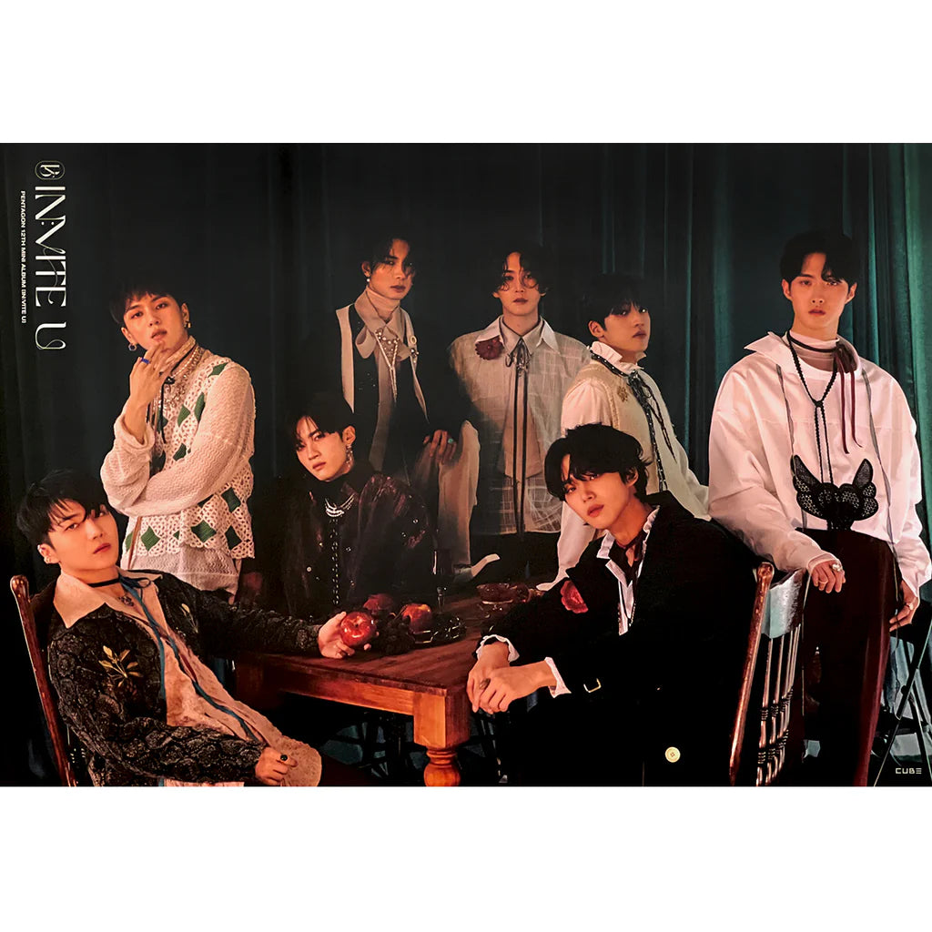 PENTAGON 12th Mini Album - IN:VITE U | Folded Posters