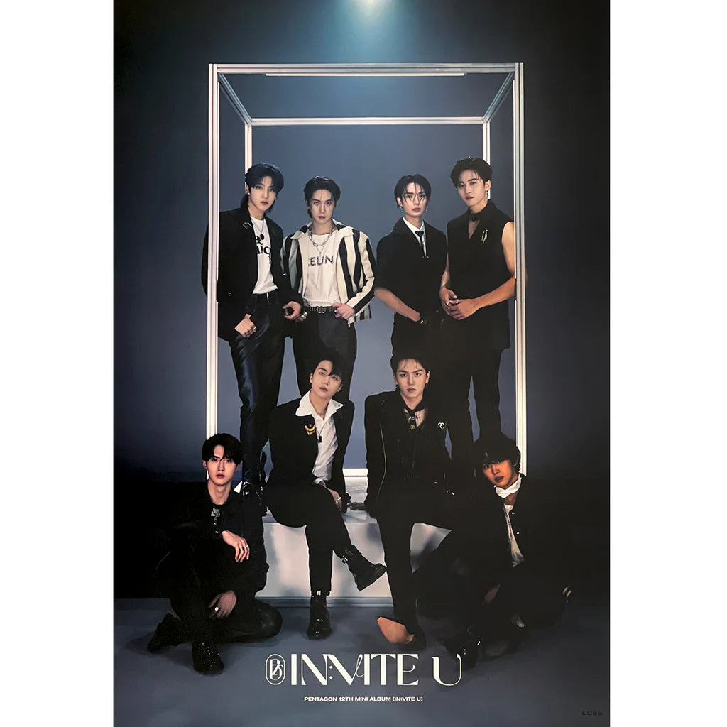 PENTAGON 12th Mini Album - IN:VITE U | Folded Posters