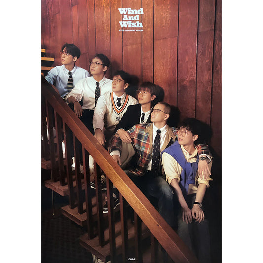 BTOB 12th Mini Album: Wind and Wish | Folded Posters