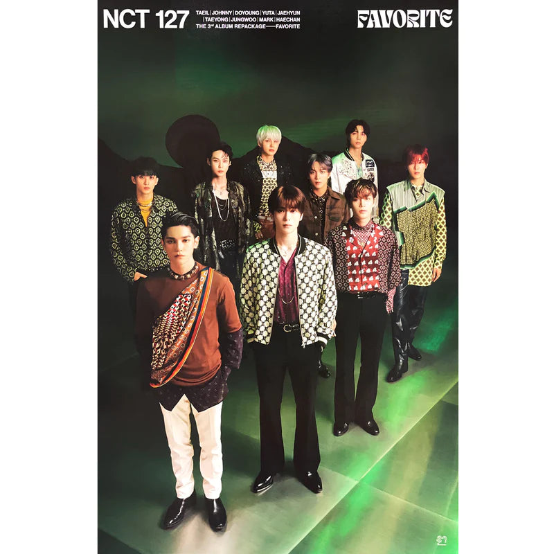 NCT 127 3rd Album Repackage: Favorite | Posters