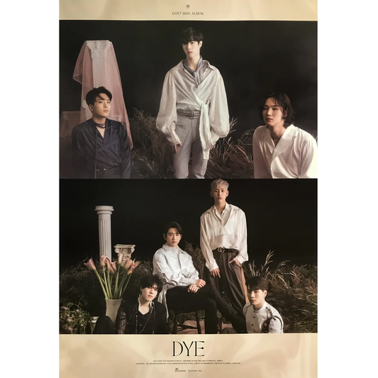 GOT7 11th Mini Album: Dye | Folded Posters
