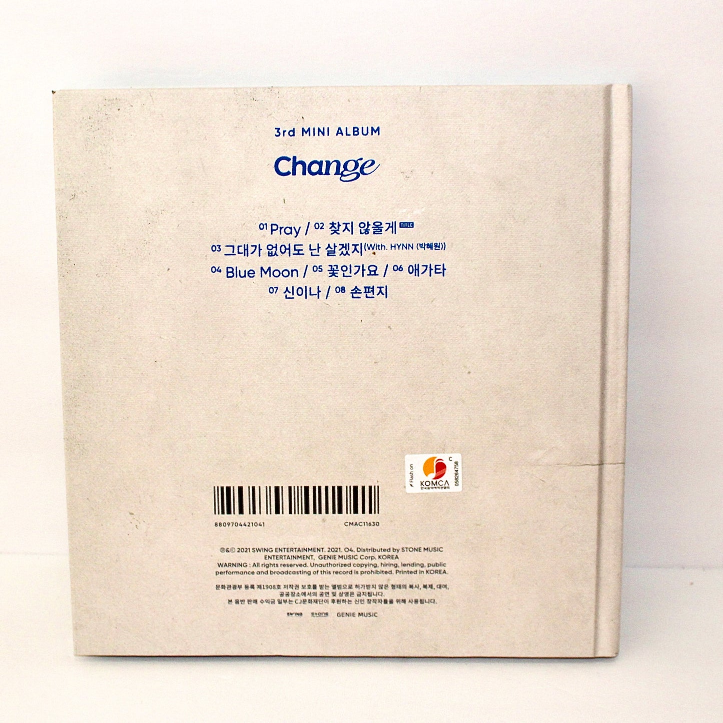 KIM JAEHWAN 3rd Mini Album: Change | Ed Ver.