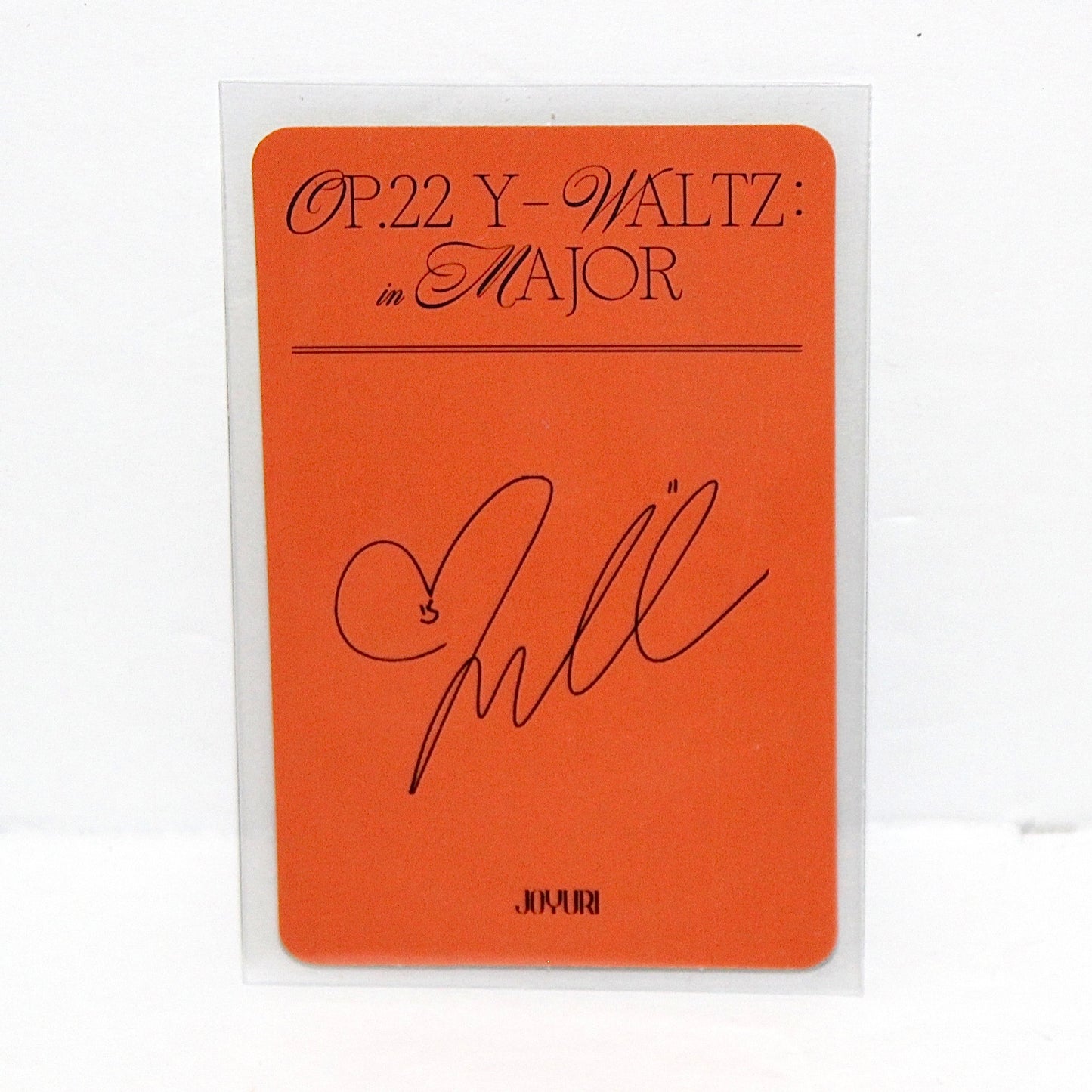 JO YURI 1st Mini Album - OP.22 Y-WALTZ : IN MAJOR | Inclusions