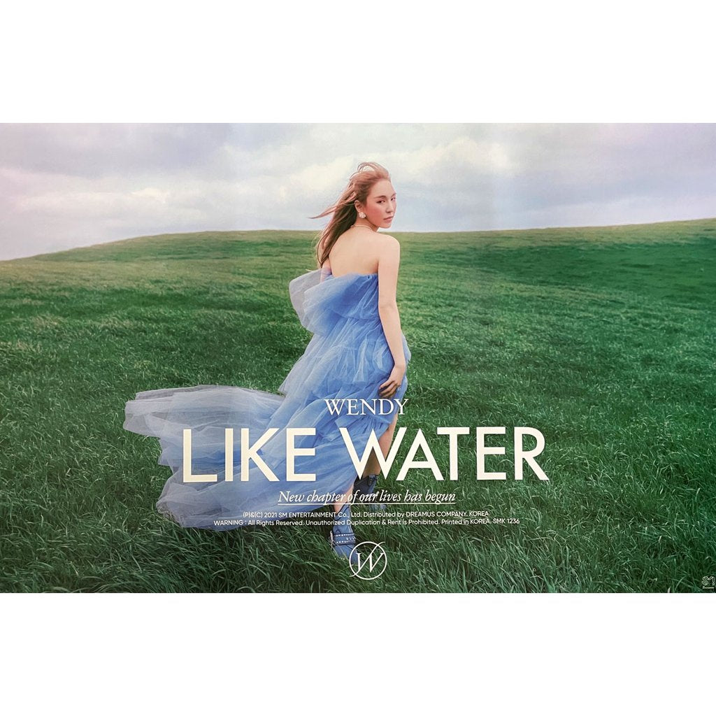 WENDY 1st Mini Album: Like Water | Folded Poster