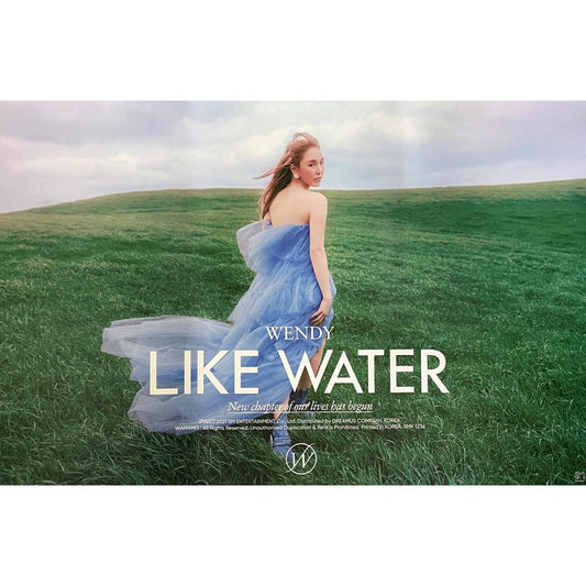 WENDY 1st Mini Album: Like Water | Folded Poster