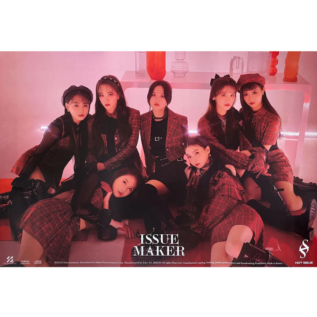 HOT ISSUE 1st Mini Album: Issue Maker | Folded Poster