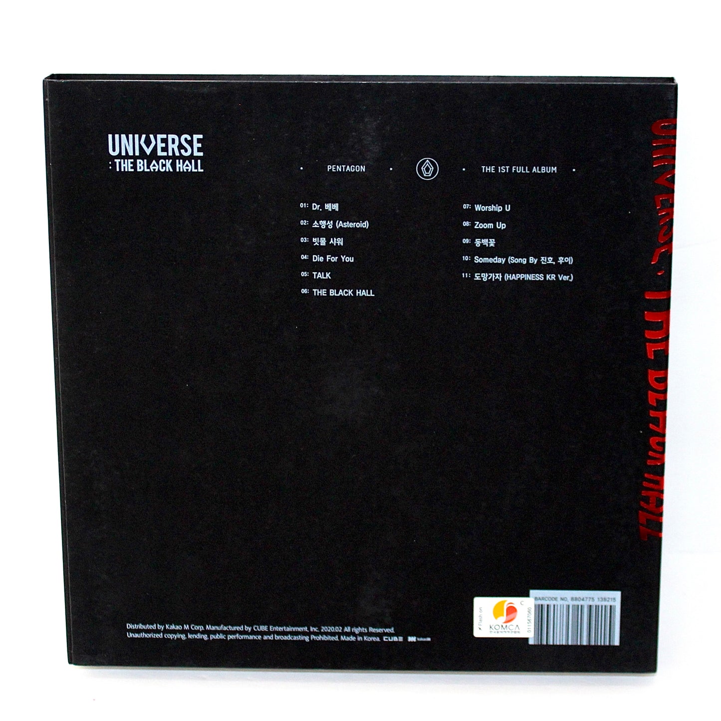 PENTAGON 1st Album - Universe: The Black Hall | Downside Ver.