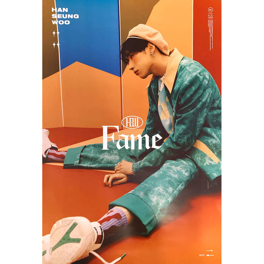 HAN SEUNG WOO 1st Mini Album: Fame | Folded Poster