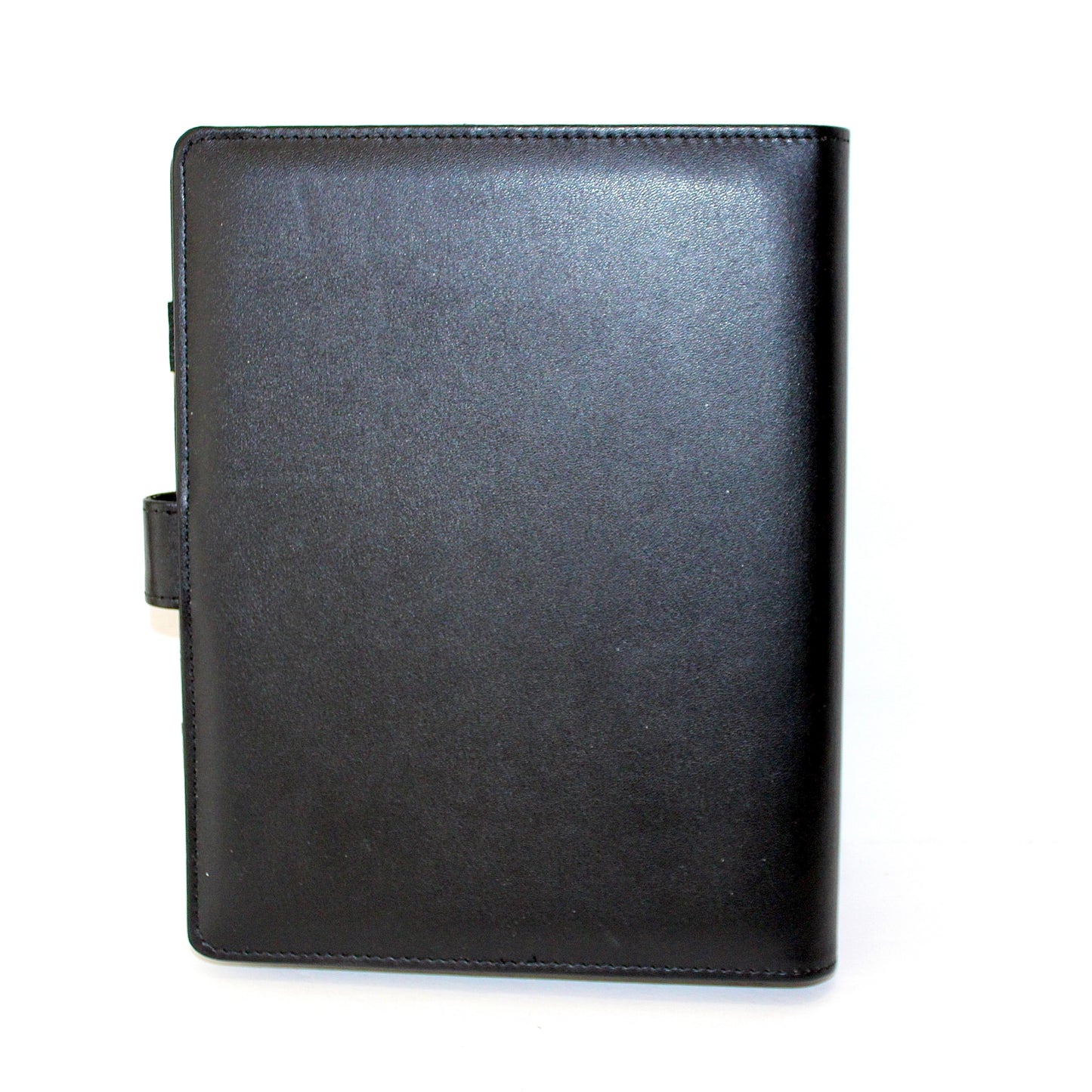 Black Faux Leather 1.25 Inch 6-Ring PC Binder
