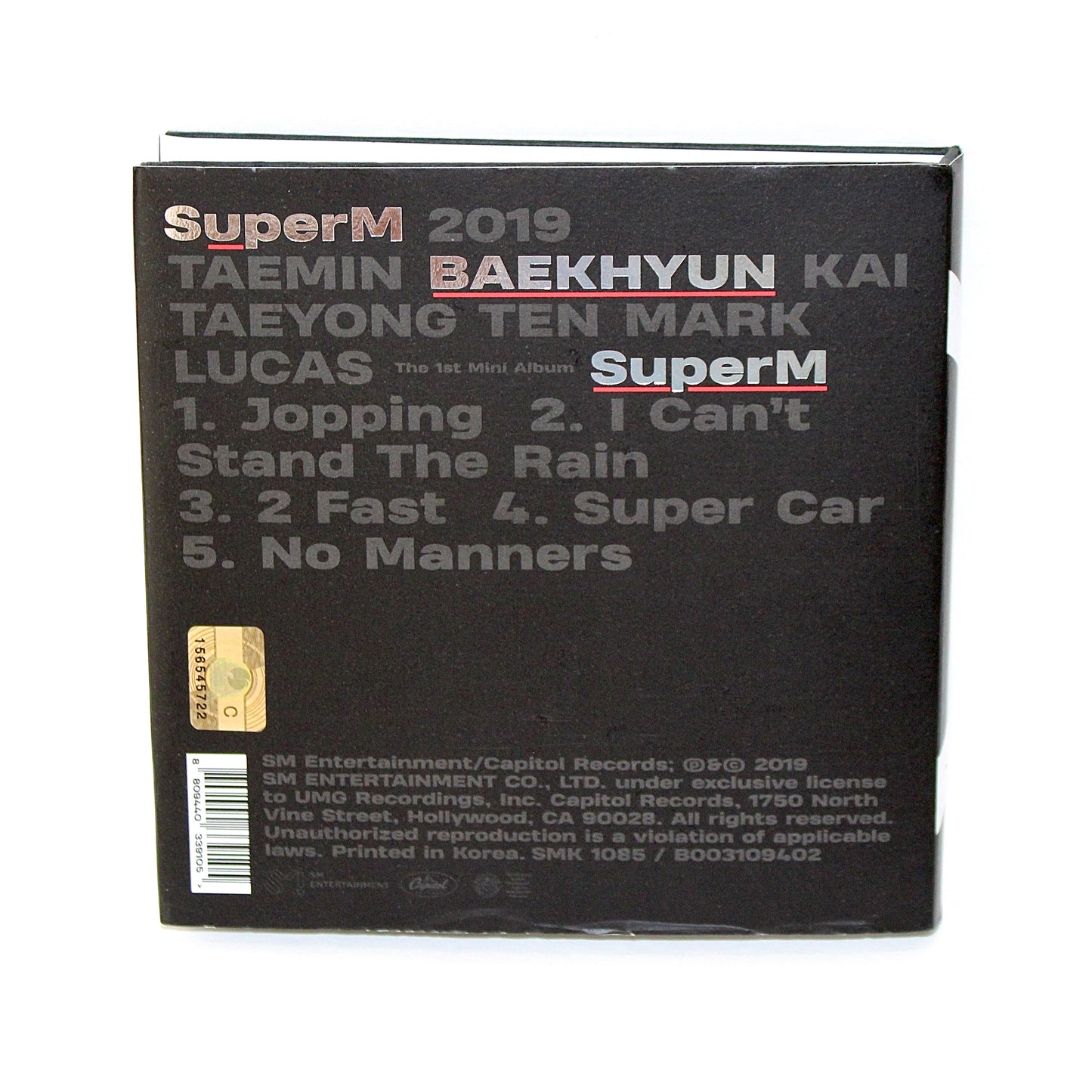 SUPERM 1er mini-album : SuperM | Kai ver.