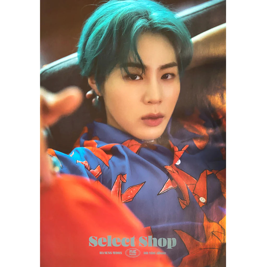 HA SUNG WOON 5th Mini Album Repackage: Select Shop | Folded Posters
