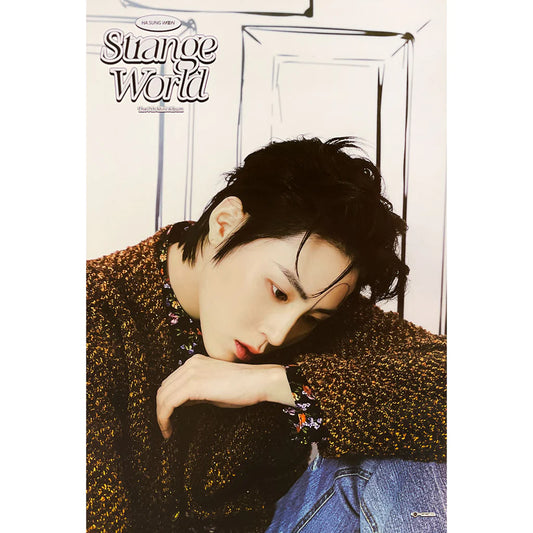 HA SUNG WOON 7th Mini Album: Strange World | Folded Posters