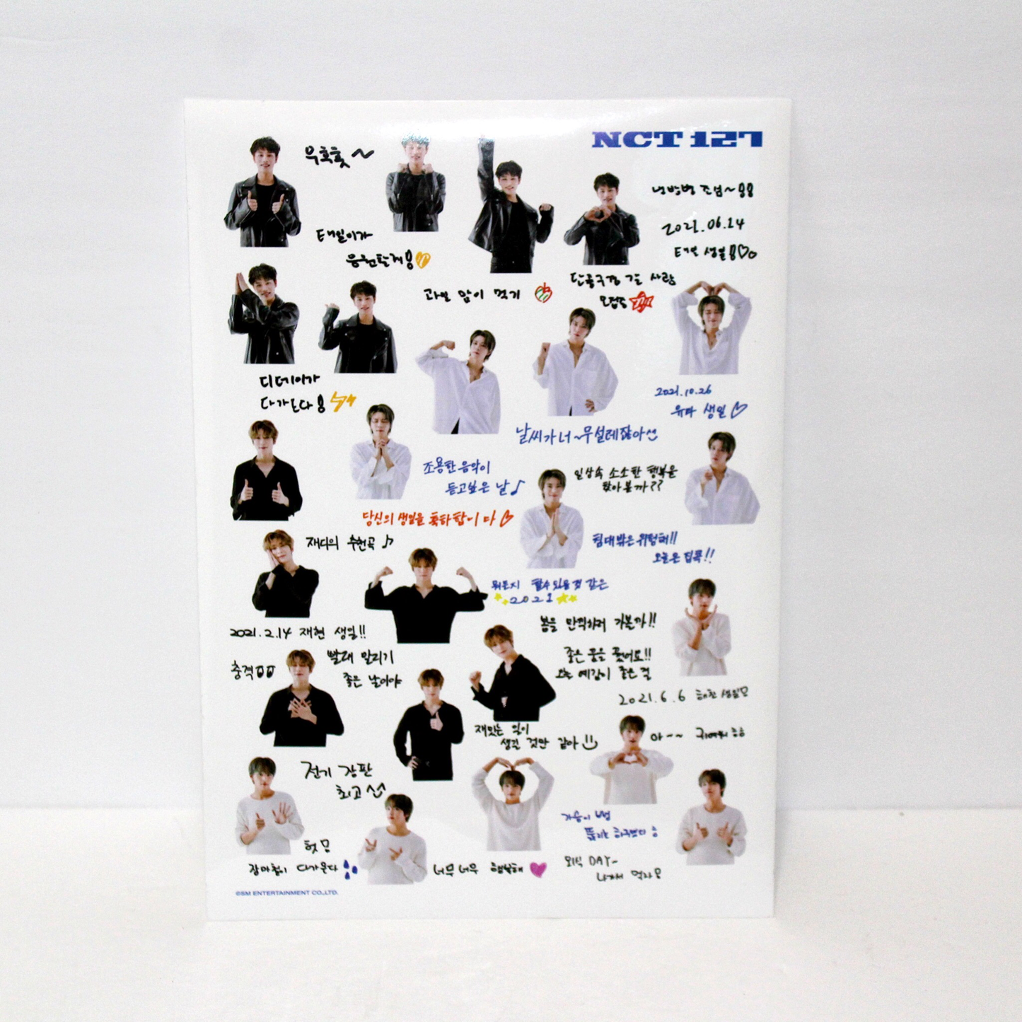 NCT 127 2021 Seasons Greetings | Sticker Sheet