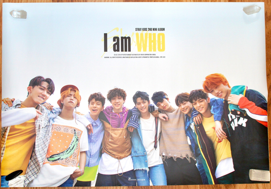 STRAY KIDS 2nd Mini Album: I Am Who — Ver 3 | Folded Poster