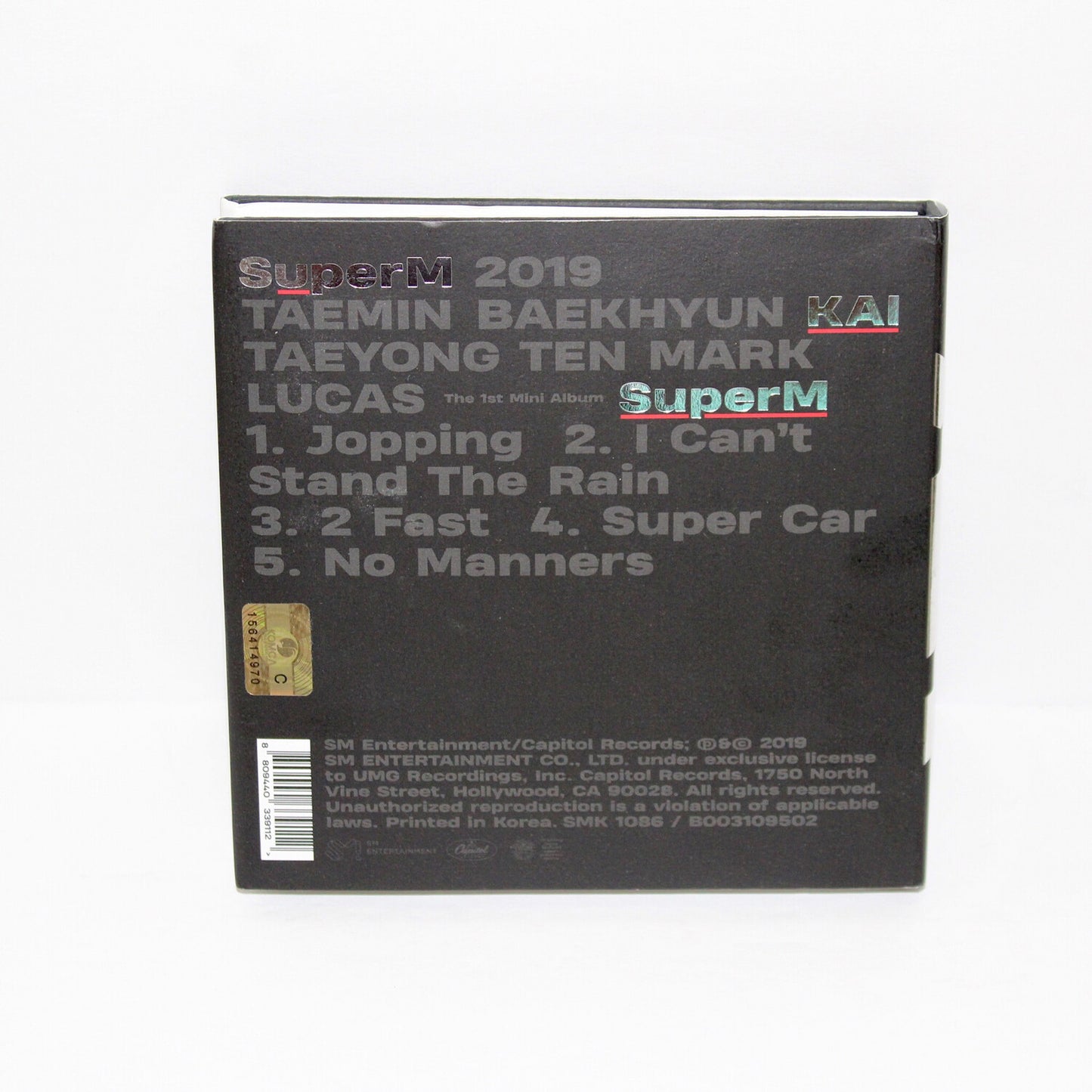 SUPER M 1st Mini Album: SuperM (US Ver.) | Kai ver.