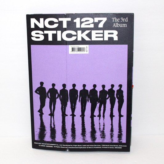 NCT 127 3er álbum: Pegatina | Versión de la etiqueta.