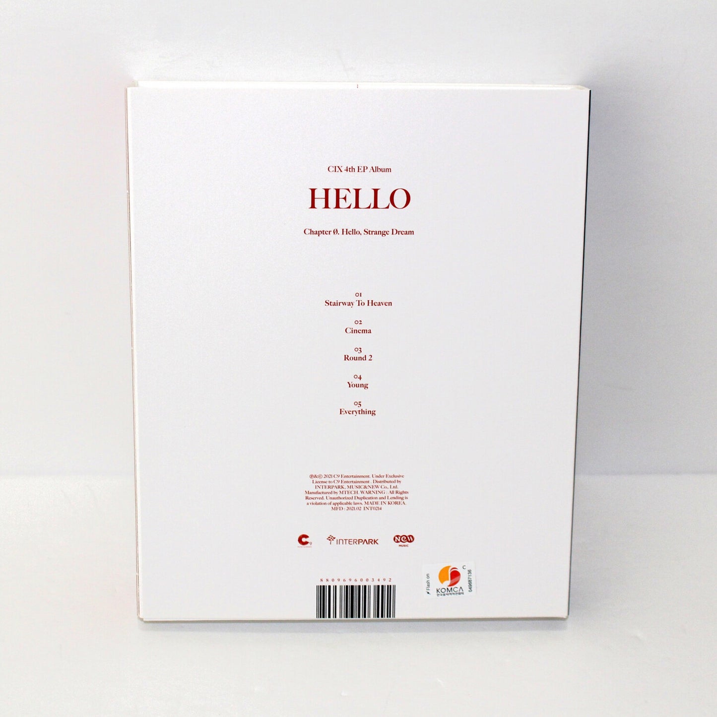CIX 4th Mini Album: Chapter 0. Hello, Strange Dream | Hello Ver.