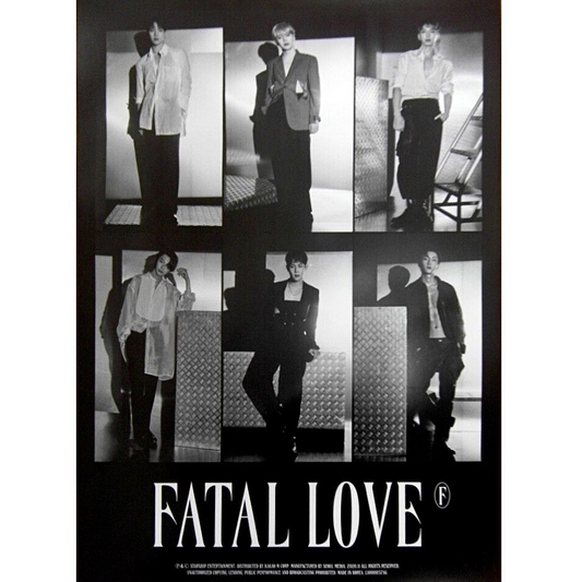 MONSTA X 3rd Album: Fatal Love - Ver. 4 | Unfolded Poster