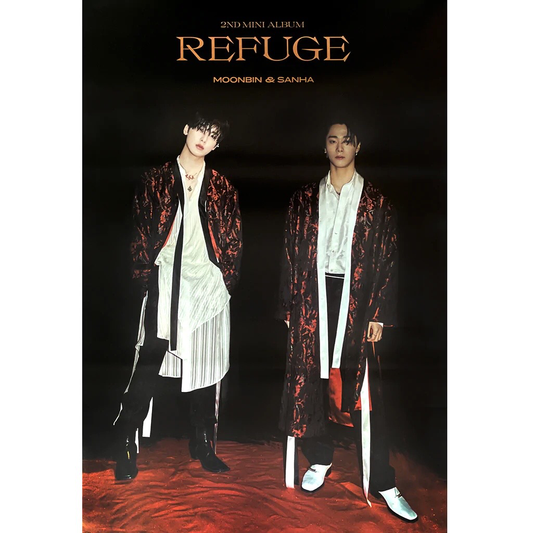 MOONBIN & SANHA 2nd Mini Album: Refuge | Unfolded Poster